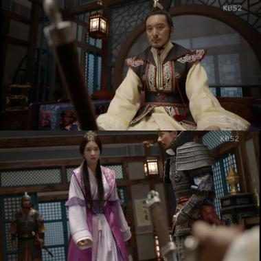 [월화드라마] ‘화랑’ 서예지, 김민준에게 ‘칼’ 뽑아 던졌다…‘살벌 카리스마’