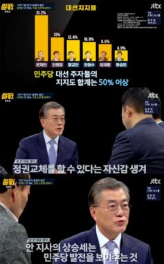 [예능리뷰] ‘썰전’ 문재인, “안희정 약진은 더불어민주당의 발전”