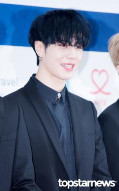 [HD포토] 갓세븐(GOT7) 유겸, ‘복숭아가 생각나는 달달한 미소’ (2017 가온차트 K-POP 어워드)