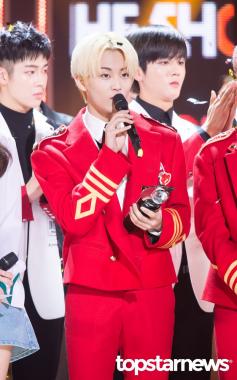 [HD포토] 엔시티 드림(NCT DREAM) 마크, ‘더쇼 2번째 1위 너무 감사해’