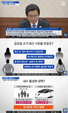 [방송리뷰] ‘뉴스현장’ 박수현, “황교안, 시계 말고 특검 연장에나 신경 써라”