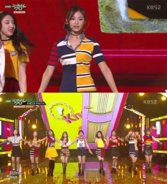 [예능리뷰] ‘뮤직뱅크’ 트와이스(TWICE), 4연속 히트를 향한 두드림 ‘KNOCK KNOCK’