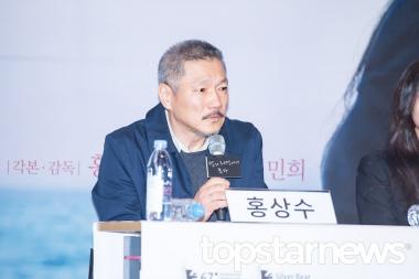 [현장리포트] ‘밤의 해변에서 혼자’ 홍상수, 불륜에 “직접적 피해나 위법 행위 아니면 존중해야”