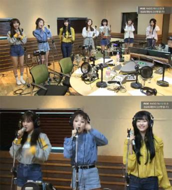 [스타온에어] ‘정오의 희망곡 김신영입니다’ 오마이걸, ‘컬러링북’ 라이브 선보여…색색깔 음색에 심쿵