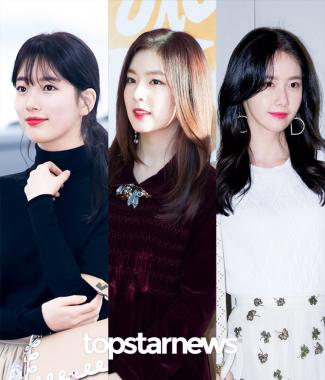 [HD테마] 데뷔 첫 무대 역대급 비주얼로 손꼽히는 스타…‘미쓰에이(miss A) 수지-레드벨벳(Red Velvet) 아이린-소녀시대(SNSD) 윤아’