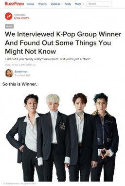 위너(WINNER), 美 버즈피드 컴백과 신곡 호평 “이전보다 신나는 곡으로 젊음 표현”