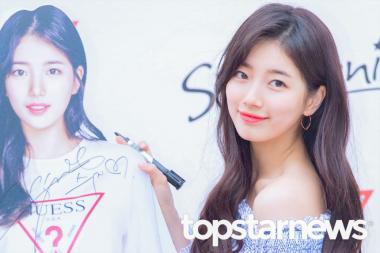 [UHD포토] 미쓰에이(miss A) 수지, ‘입간판에게 지지않는 실물미모’