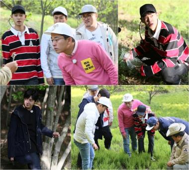 ‘1박 2일’ 본격 야생탐사 돌입, 정준영 “우리 여기서 자는 거 아니죠?”