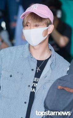 [HD포토] 방탄소년단(BTS) 랩몬스터, ‘핑크모자가 포인트!’