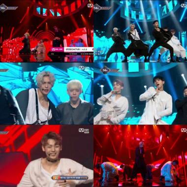 ‘엠카운트다운’ 에이스(A.C.E), 화려한 퍼포먼스로 시청자 ‘시선 집중’