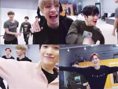 [스타근황] ‘프로듀스101 시즌2’ 안형섭-이의웅-저스틴-정정-승혁, 즐거운 연습실 영상 공개