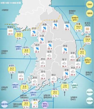 이번주 날씨, 내일까지 장맛비…‘장마전선 영향 서서히 벗어난다’