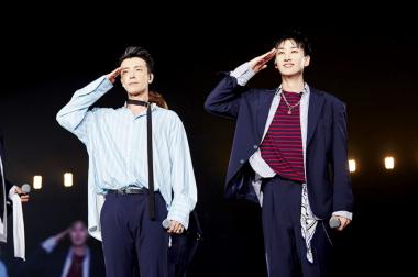 슈퍼주니어(Super Junior) 동해-은혁, 도쿄돔에서 전역 후 첫 무대…‘두근두근’