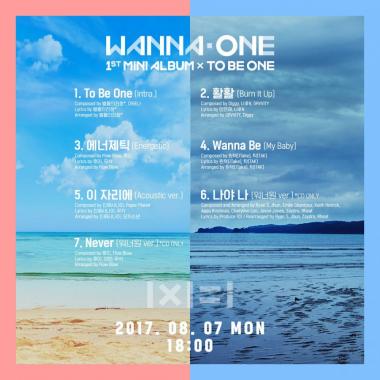 워너원(Wanna One), 데뷔앨범 트랙리스트 공개로 시선 강탈…‘활활부터 나야나까지’