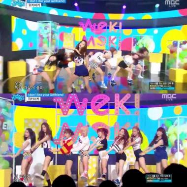 [리뷰] ‘음악중심’ 위키미키(Weki Meki), 틴크러쉬 매력 넘치는 무대