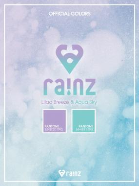 레인즈(RAINZ), 팬 위한 의미 담은 공식 색 결정…&apos;라일락 브리즈+아쿠아 스카이&apos;
