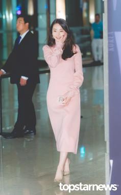 [HD포토] 안소희, ‘등장부터 핑크빛 소녀’