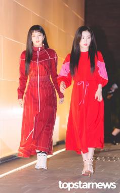 [HD포토] 레드벨벳(Red Velvet) 슬기-아이린, ‘레드벨벳이라 빨간 옷’