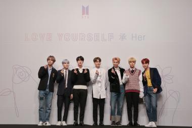 ‘음반킹’ 방탄소년단(BTS), LOVE YOURSELF 承 ‘Her’ 137만장 돌파