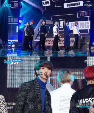 [리뷰] ‘음악중심’ 펜타곤, ‘RUNAWAY’ 컴백 무대 공개…‘군무돌’의 정석