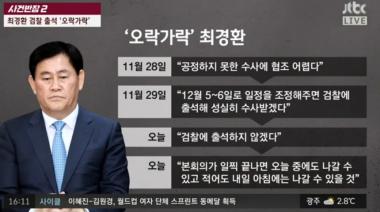 [리뷰] JTBC ‘사건반장’, ‘친박’ 최경환 검찰 출석 ‘오락 가락’
