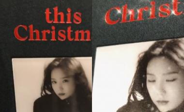 태연, 렌티큘러 카드 포함된 ‘This Christmas’ 앨범 공개…‘움직이는 태연’