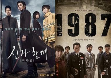 ‘1987’ 관객수, 누적 247만으로 열풍 시작…‘신과함께’는 1000만 코앞