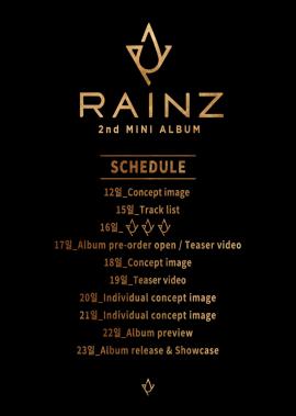 ‘컴백’ 레인즈(RAINZ), 티저 스케줄러 공개…궁금증 증폭