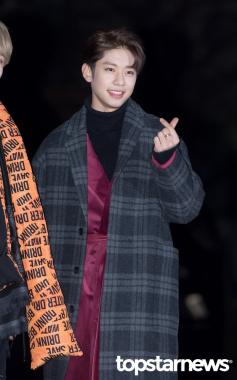 [HD포토] 엠엑스엠(MXM) 김동현, ‘소년美 가득한 하트’ (뮤직뱅크)