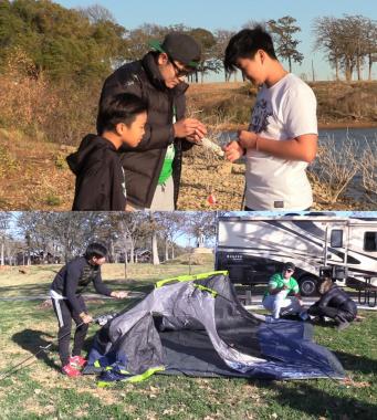 ‘이방인’ 추신수, 생애 첫 캠핑 도전…아내 하원미 “부실시공이다”